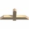 Ekena Millwork Eugene Rough Sawn Timber Gable Bracket, Douglas Fir, 36"W x 15"H x 4"D x 4"F, 10/12 Pitch GBW036X15X0404EUG00RDF - alternate 3